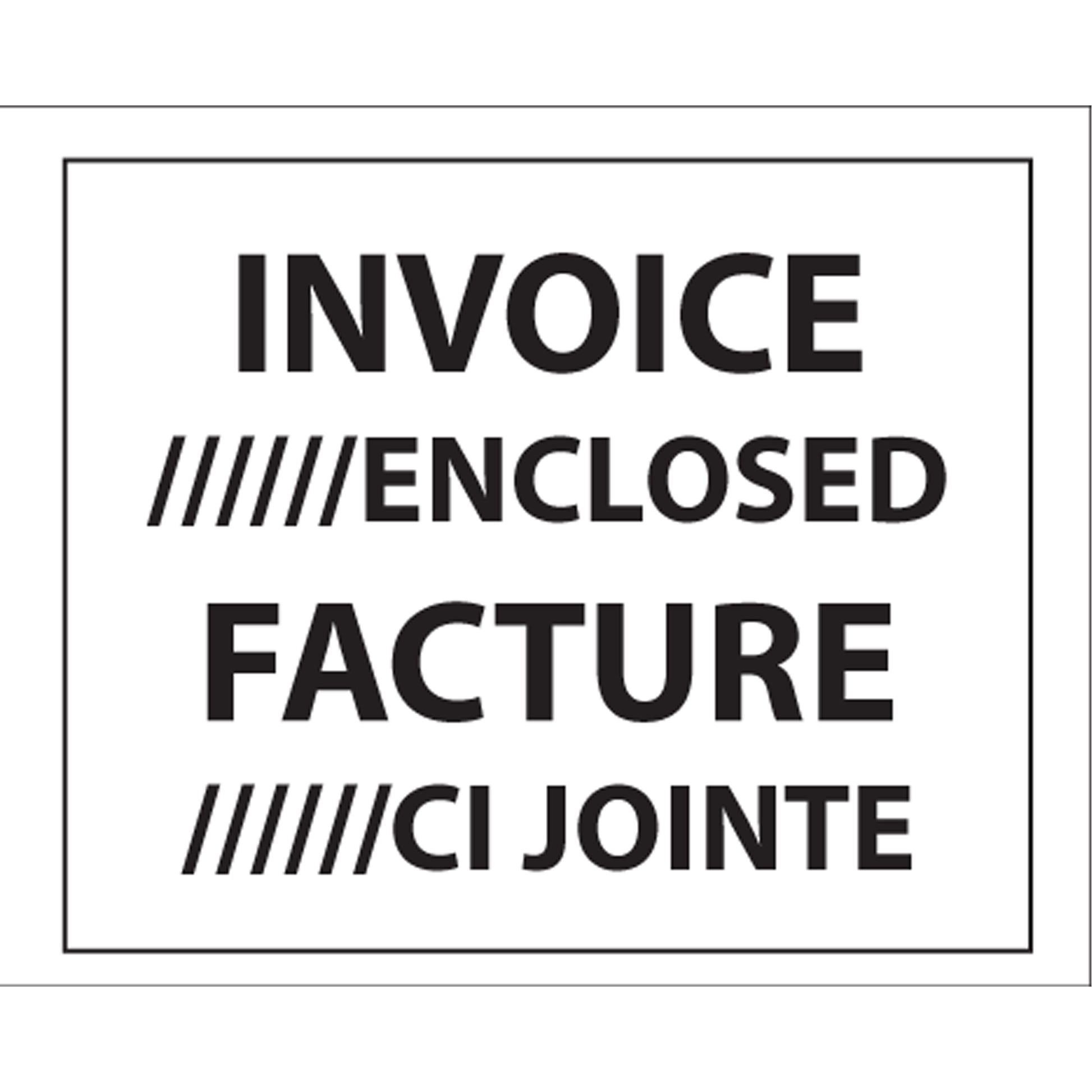 Packing List Envelopes, 4" L x 5" W, Backloading Style