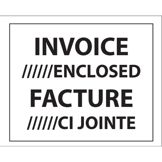 Packing List Envelopes, 4" L x 5" W, Backloading Style