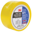471 Vinyl Tape, 50.8 mm (2") W x 32.9 m (108') L, 5.3 mils, Yellow