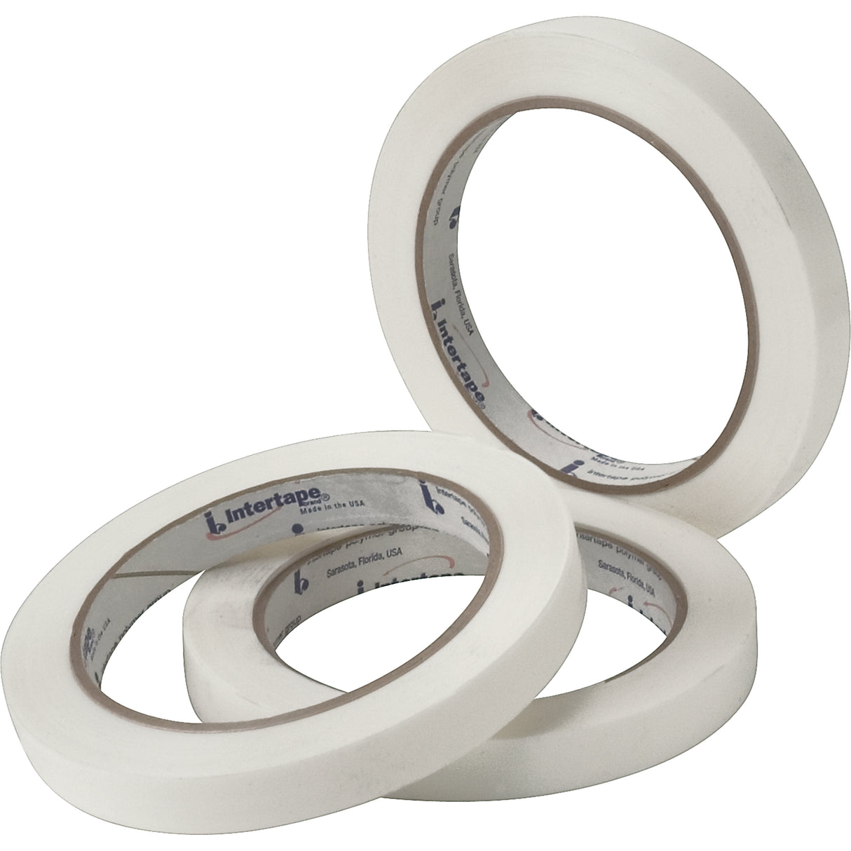 White General Purpose Strapping Tape, 2.7 mils Thick, 12 mm (47/100") x 54.864 m (180')