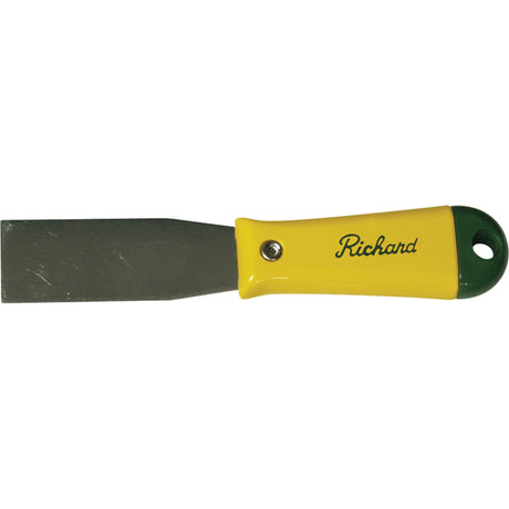 Putty Knife with Plastic Handle, 1-3/16", Carbon Steel Blade