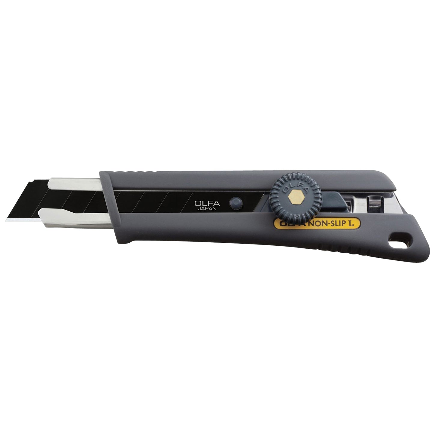Comfort-Grip Knife, 18 mm, Carbon Steel, Heavy-Duty, Rubber Handle
