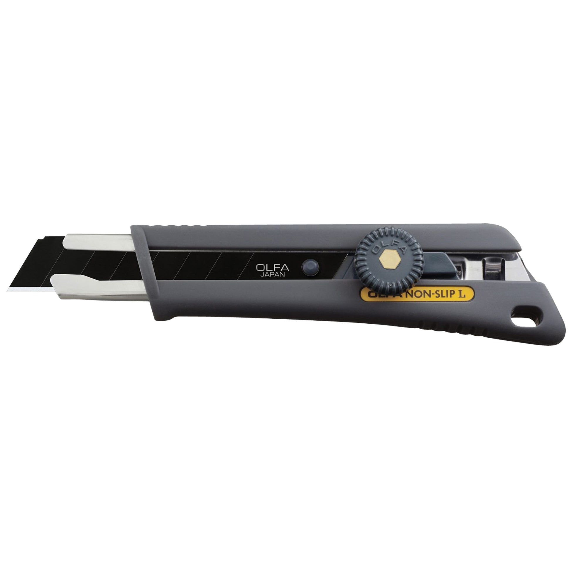 Comfort-Grip Knife, 18 mm, Carbon Steel, Heavy-Duty, Rubber Handle