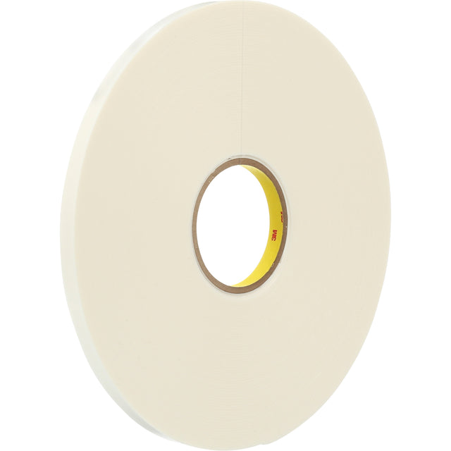 Double Coated Polyethylene Foam Tape 4466, 12.7 mm (1/2") W, 62 mils, Polyethylene