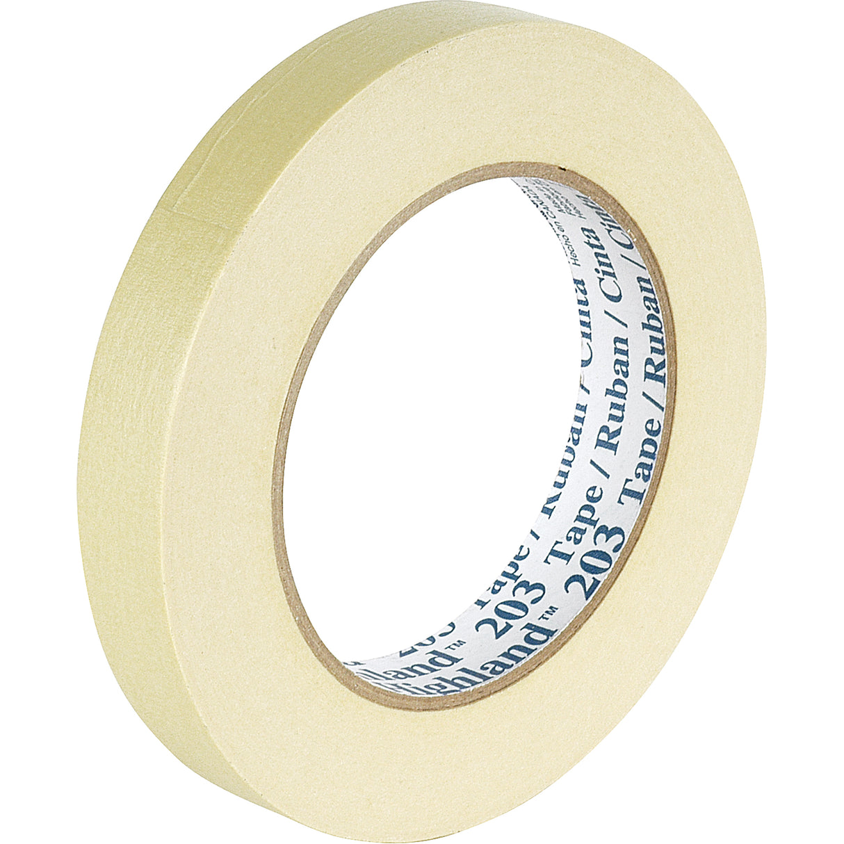 Highland™ 203 Masking Tape, 24 mm (1") x 55 m (180'), Beige