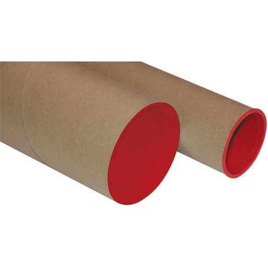 Plug-Seal Mailing Tubes, Round, 3" W x 43" L