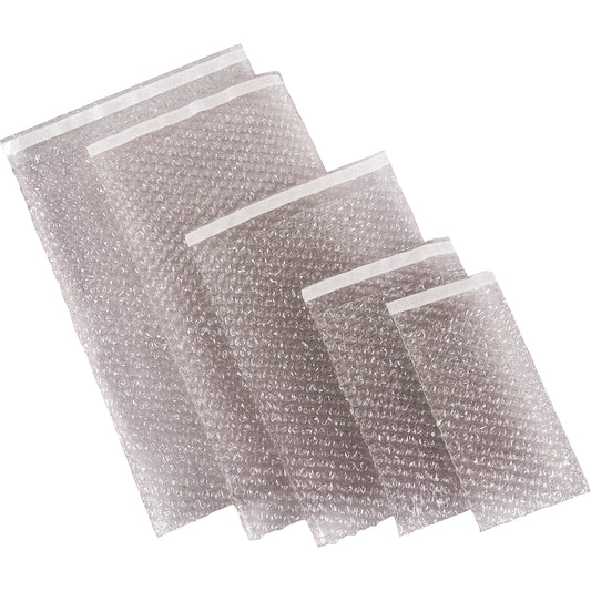 Polyair E-Z Seal Bubble Pouches, 7" W x 8-1/2" L
