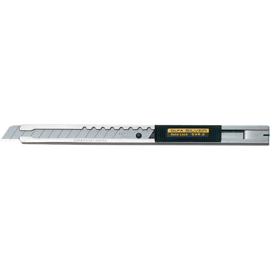 Standard-Duty Precision Knife, 9 mm, Stainless Steel, Stainless Steel Handle