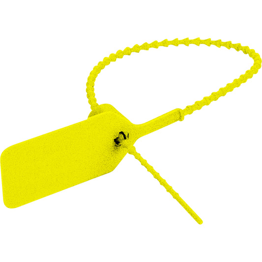 Pull-Tite II Embossed Security Seal – Sealed Do Not Remove, 9", Plastic, Pull-Through