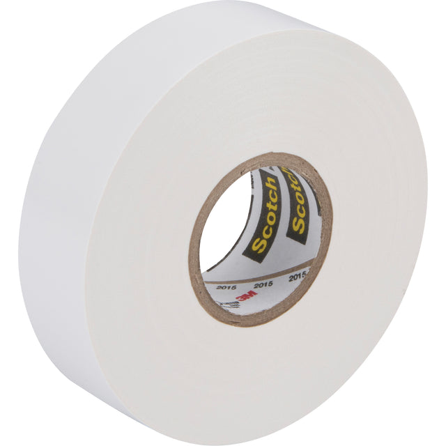 Scotch® 35 Colour Coded Tape, 19 mm (3/4") x 20.1 m (66'), White, 7 mils