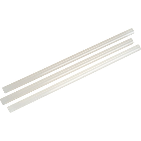 Glue Sticks, 7/16" Dia. x 10.0" L, Clear