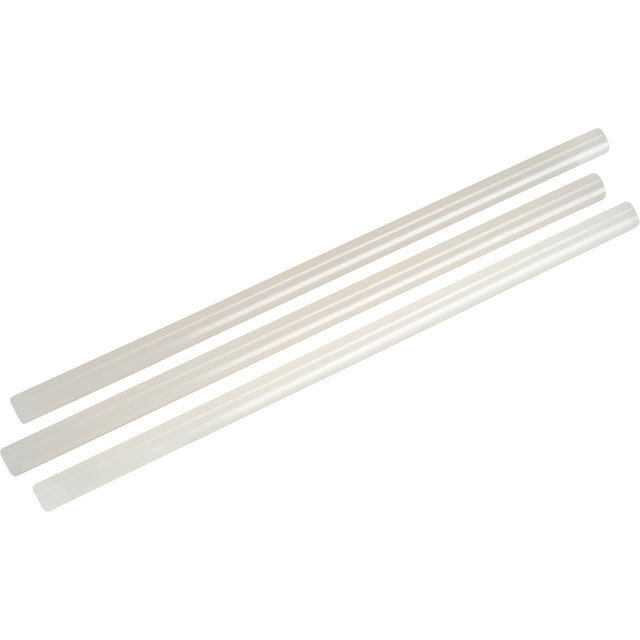 Glue Sticks, 7/16" Dia. x 10.0" L, Clear