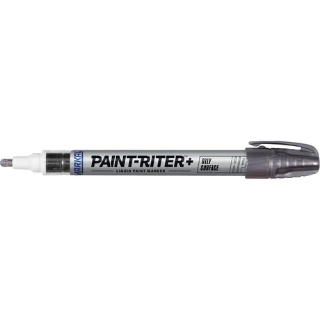 Paint-Riter® + Oily Surface Marker, Liquid, Silver