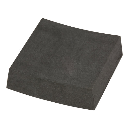 Black Neoprene Foam, 1" Thick, 3" L x 3" W