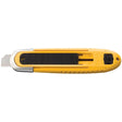 Automatic Self-Retracting Safety Knife, 15 mm, Carbon Steel, Plastic Handle