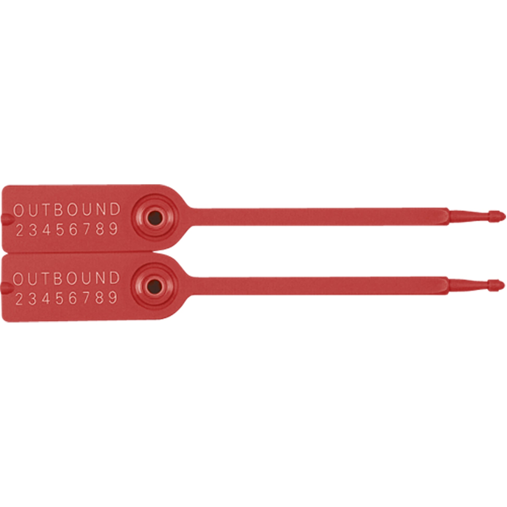 Tyden Brooks Gemini® Tote Seals, 7-1/4", Plastic, Pull-Through