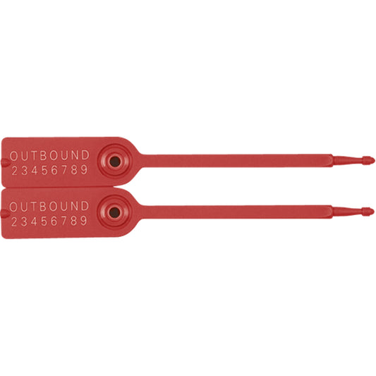 Tyden Brooks Gemini® Tote Seals, 7-1/4", Plastic, Pull-Through