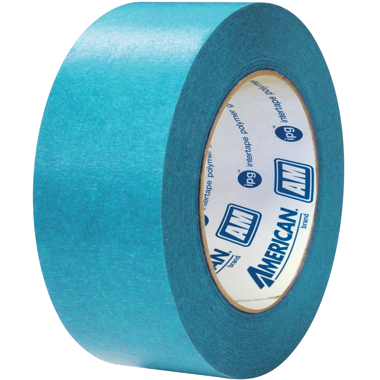 American® Aqua Mask™ Medium Grade Masking Tape, 36 mm (1-1/2") x 55 m (180'), Blue