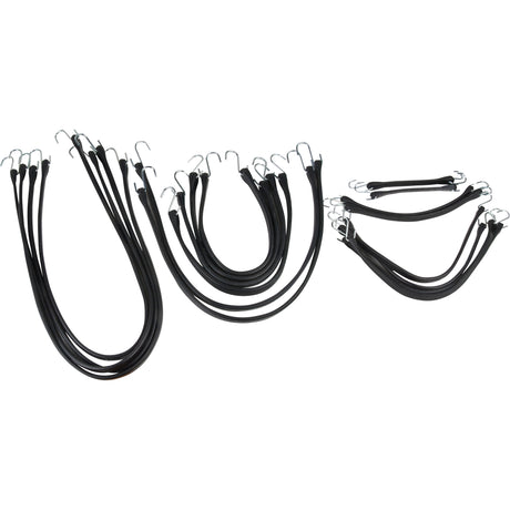 Rubber Tie Down Set, 9"