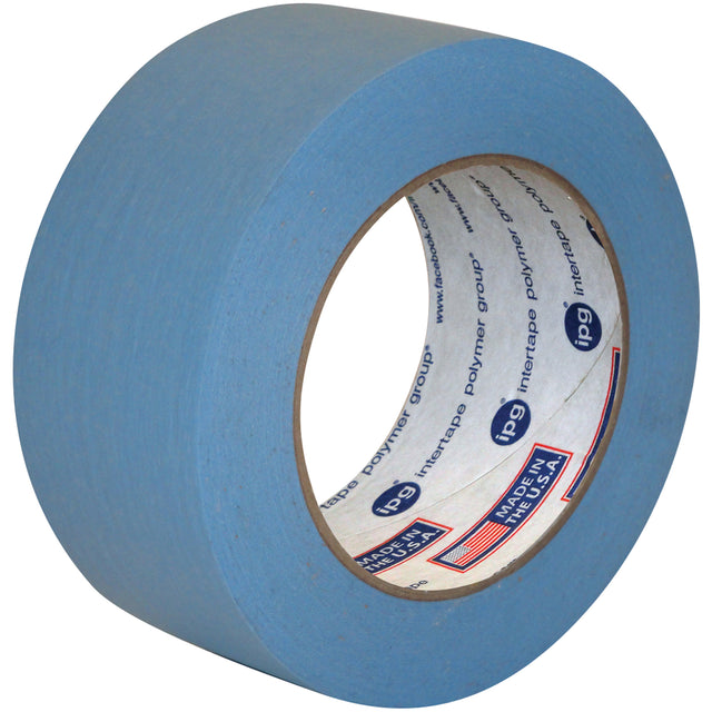 Utility Grade Coloured Masking Tape, 18 mm (3/4") x 55 m (180'), Light Blue