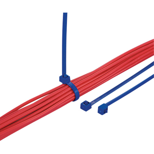 Metal Detectable Cable Ties, 7-9/10" L, 50 lbs. Tensile Strength