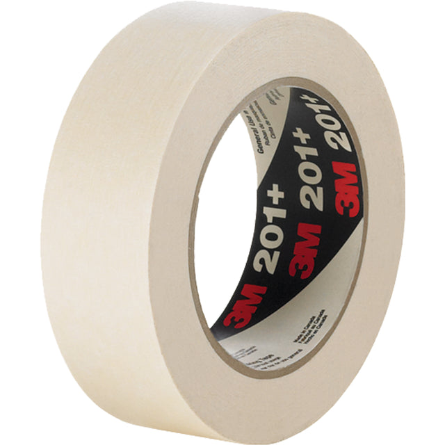 201+ General Use Masking Tape, 48 mm (2") x 55 m (180'), Tan
