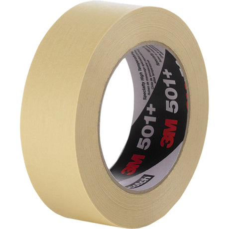 501+ High Temperature Masking Tape, 48 mm (2") x 55 m (180'), Tan