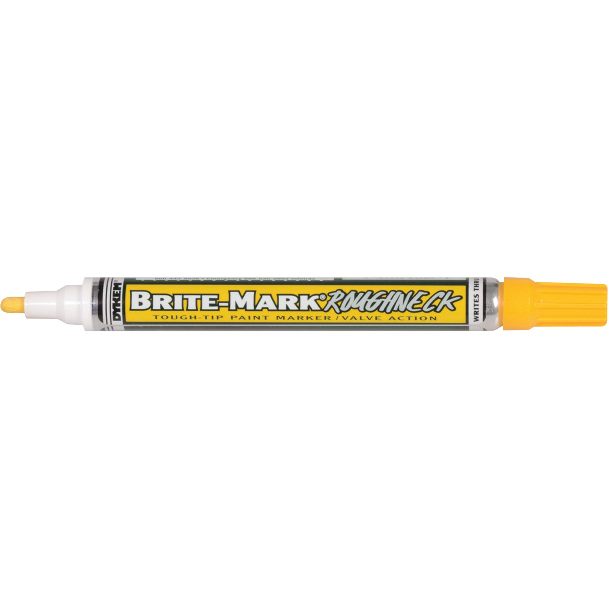 Brite-Mark® RoughNeck Marker, Liquid, Yellow
