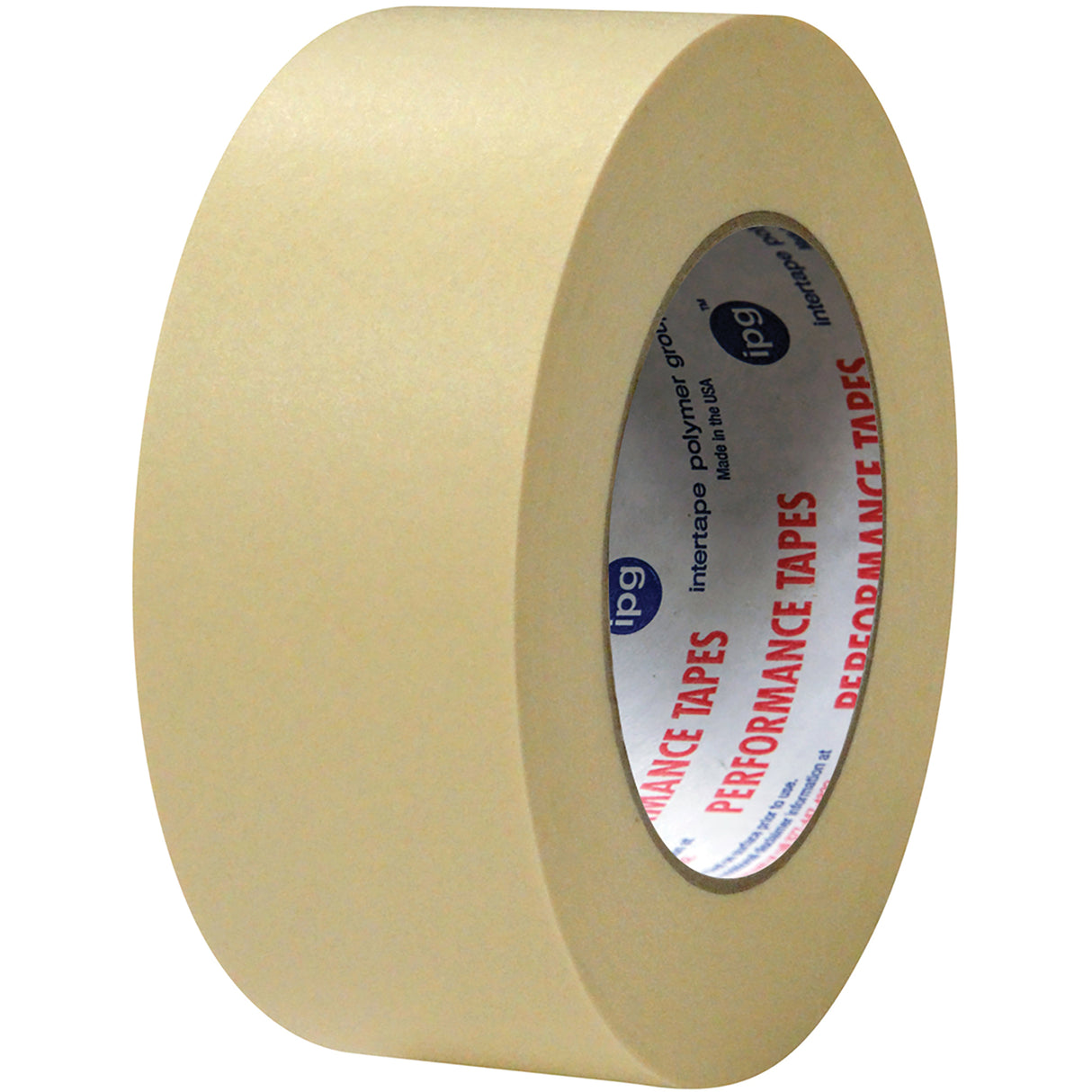 High Temp Premium Paper Masking Tapes, 48 mm (2") x 55 m (180'), Beige