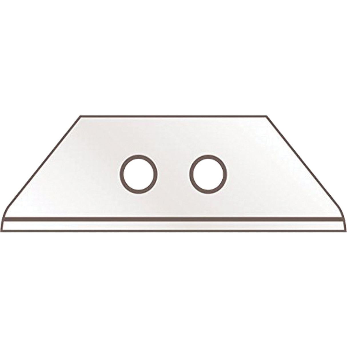 Trapezoid Utility Knife Blade, Single Style