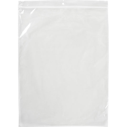 Poly Bags, Reclosable, 12" x 9", 4 mils