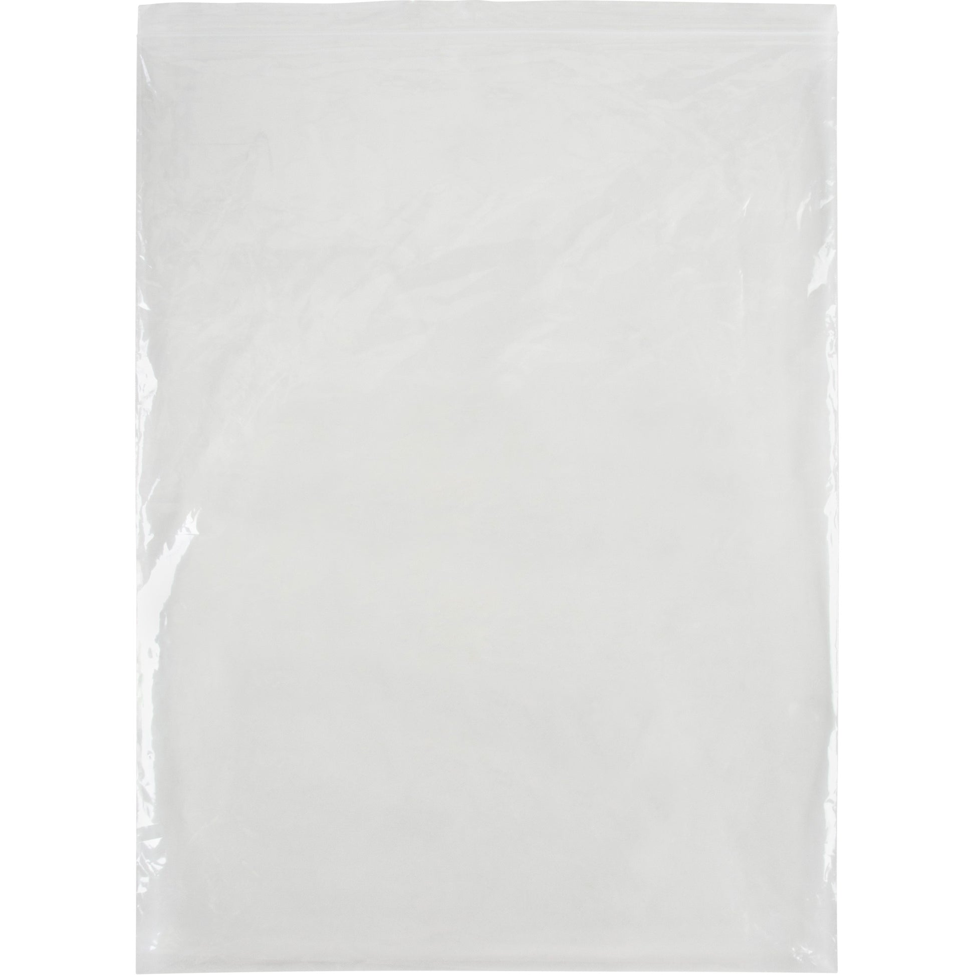 Poly Bags, Reclosable, 20" x 15", 2 mils