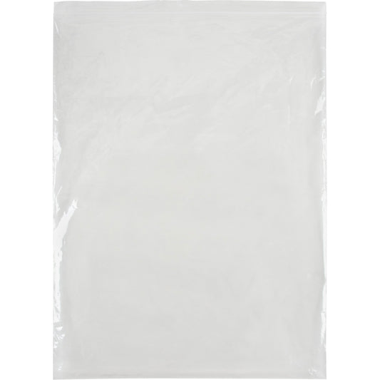 Poly Bags, Reclosable, 20" x 15", 2 mils