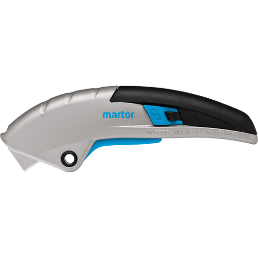 Martego Knife Fully Automatic Retractable, 9 mm, Stainless Steel, Metal Handle
