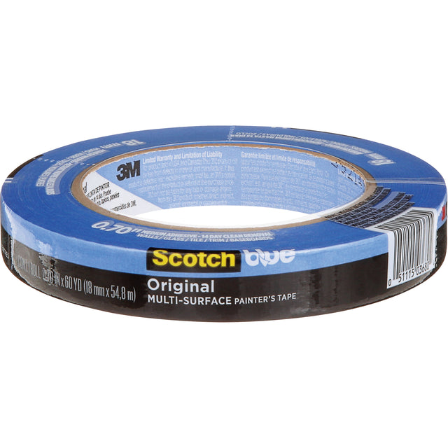 ScotchBlue™ Original Multi-Surface Painter's Tape, 18 mm (3/4") x 54.8 m (180'), Blue