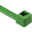 T Series Cable Ties, 8" Long, 50 lbs. Tensile Strength, Green