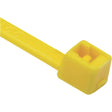 T Series Cable Ties, 8" Long, 50 lbs. Tensile Strength, Yellow