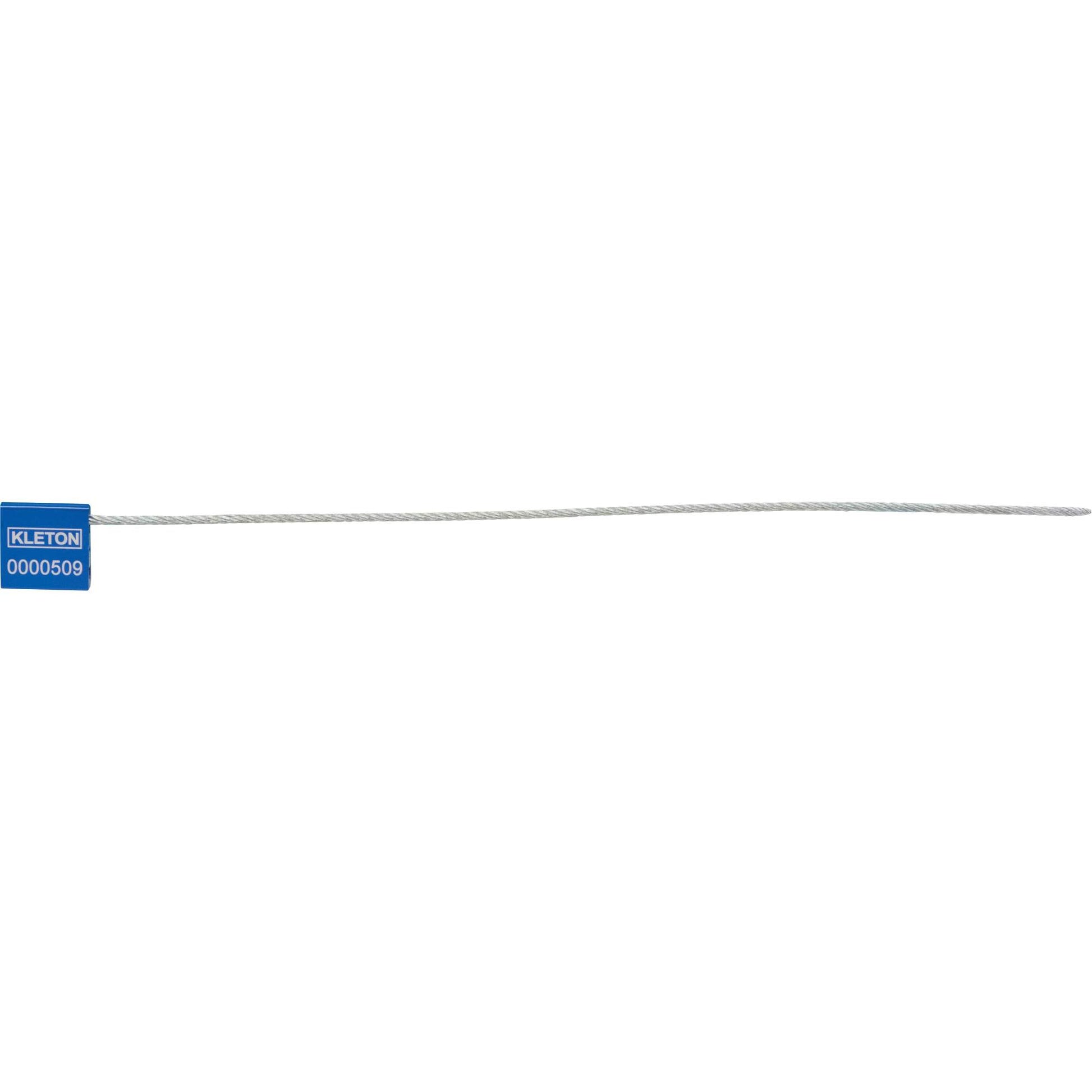 High Security Security Seal, 12", Metal, Cable Seal