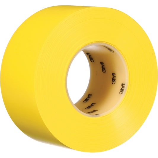 3M Durable Floor Marking Tape 971, 3" x 108', Vinyl, Yellow