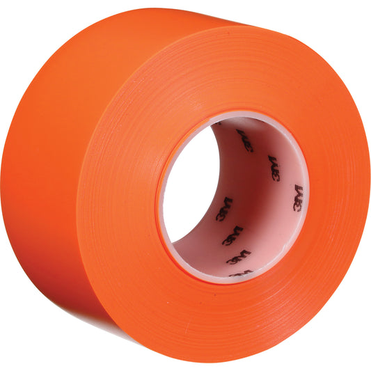 3M Durable Floor Marking Tape 971, 3" x 108', Vinyl, Orange