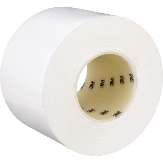 3M Durable Floor Marking Tape 971, 4" x 108', Vinyl, White