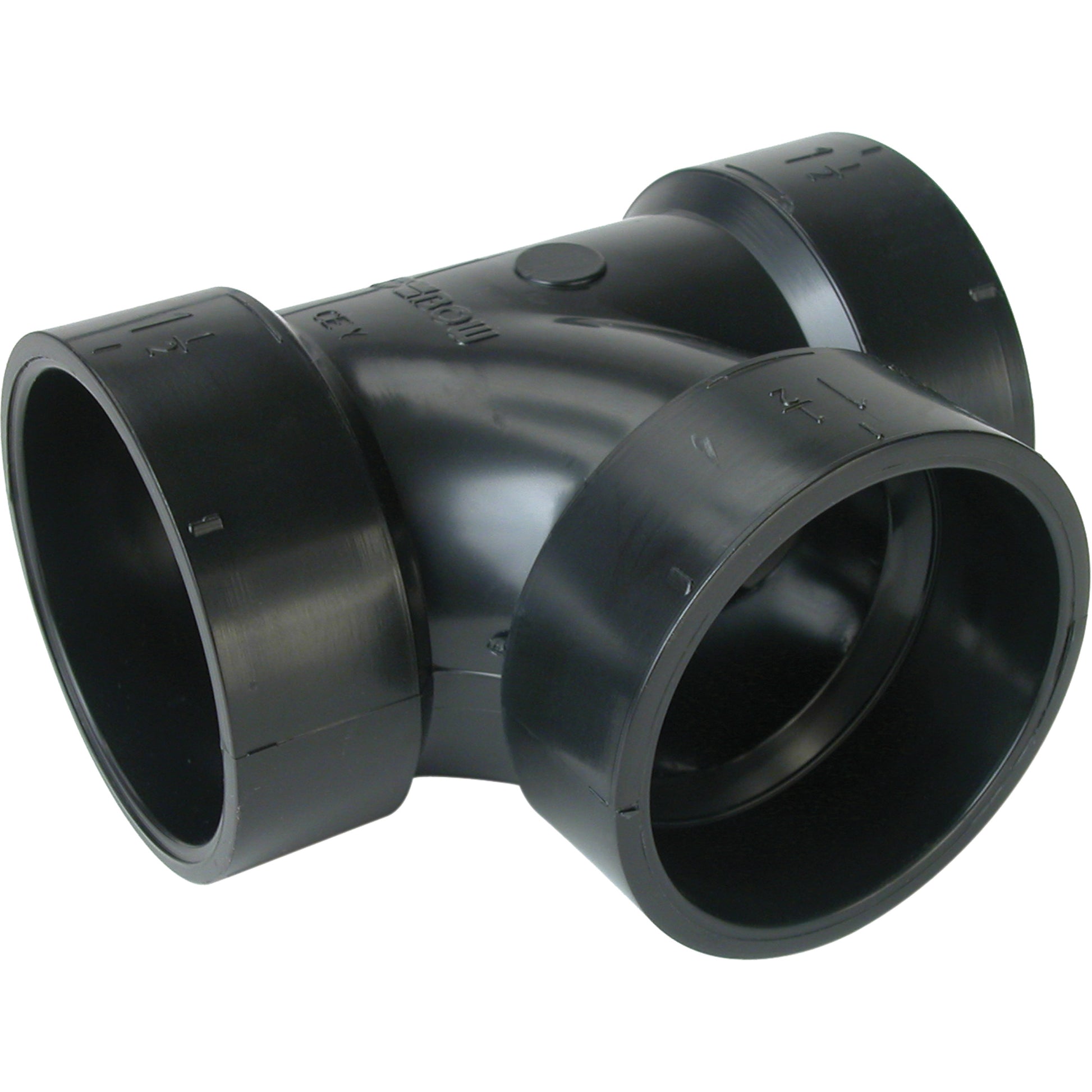 Tee Fitting, Sanitary, Plastic, 3"