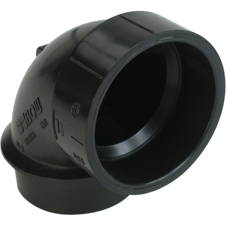 90° Street Elbow Fitting, Spigot x Hub, Plastic, 1-1/4"