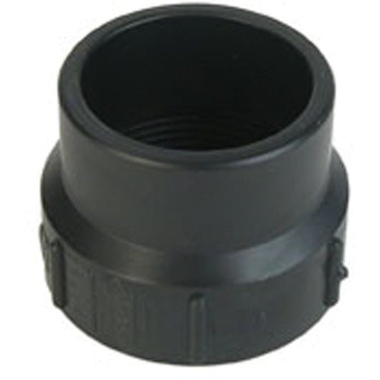 Cleanout Adapter, Spigot x FPT, 6" Dia., Plastic