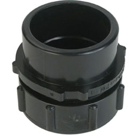Cleanout Adapter, Spigot x Cap, 2" Dia., Plastic