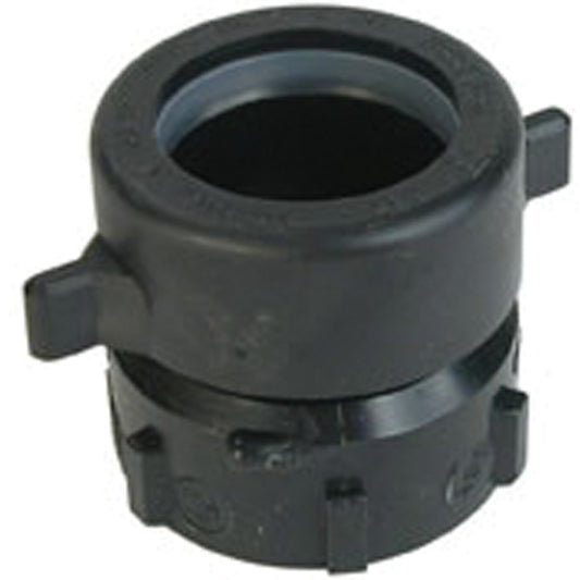 Copper Pipe Adapter, Hub x Slip Joint, 1-1/4" Dia., Plastic