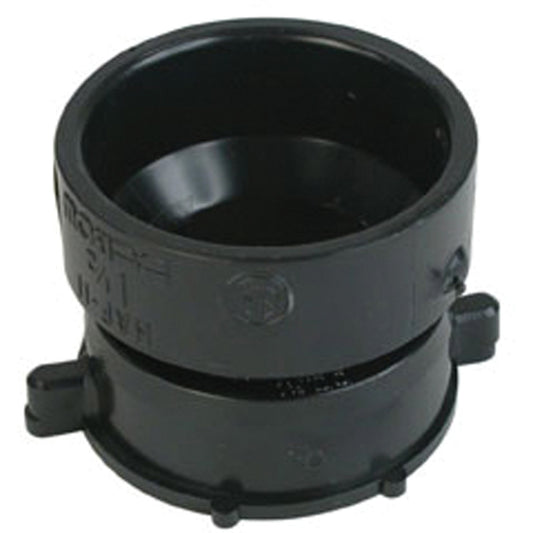 Swivel Tray Plug Adapter, Hub x FPT, 1-1/2" Dia., Plastic
