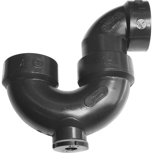 Solvent-Cement Joint P-Trap with Cleanout