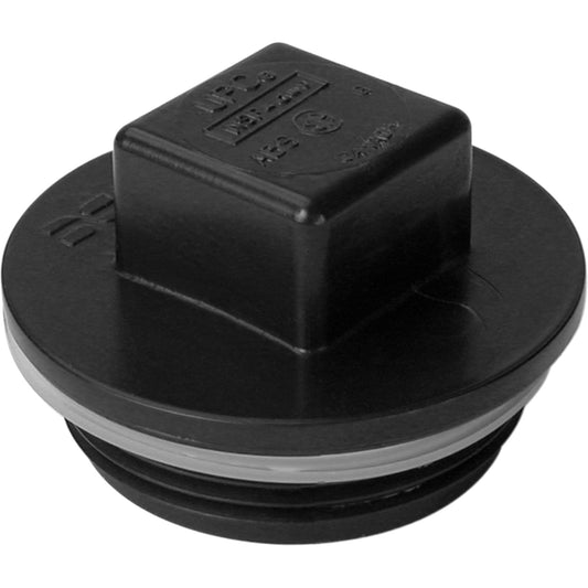 Threaded Plug, Cleanout, 1-1/2" Dia., Plastic