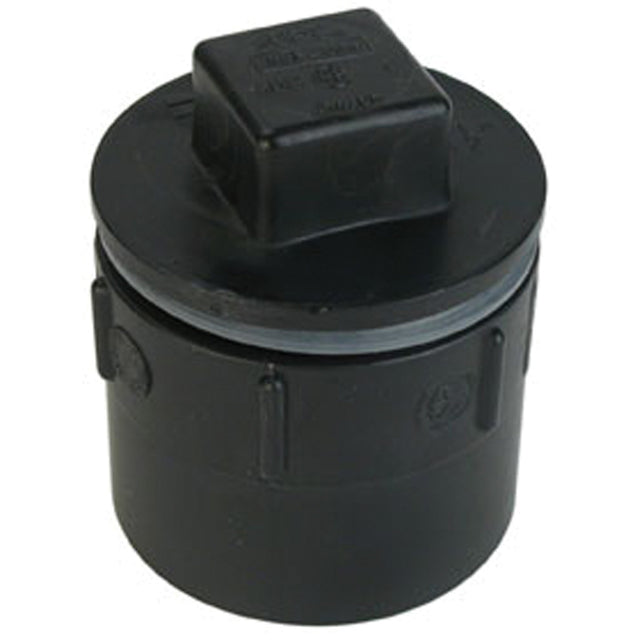 Female Adapter with Plug and Gasket, Hub x Plug, 6" Dia., Plastic